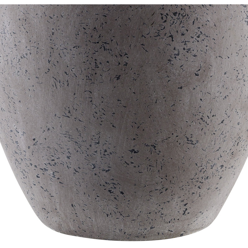 Calico Table Lamp, Gray Finish / Natural Shade