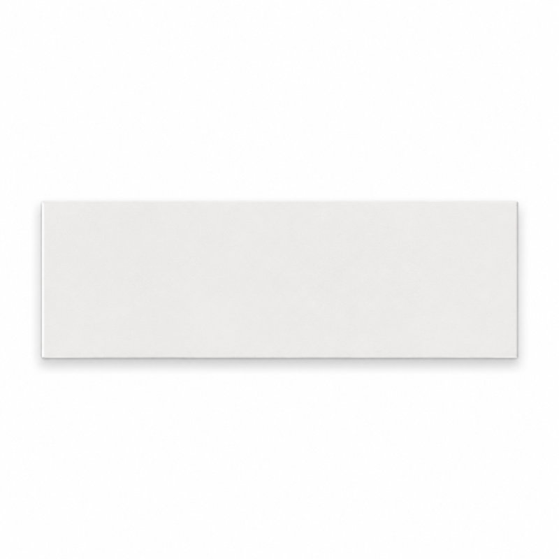 Nantucket lin 2,5 x 8 blanc mat, Lin blanc mat