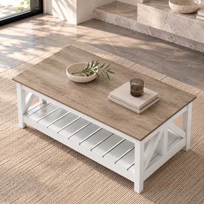 Table basse 39 po rectangulaire avec rangement