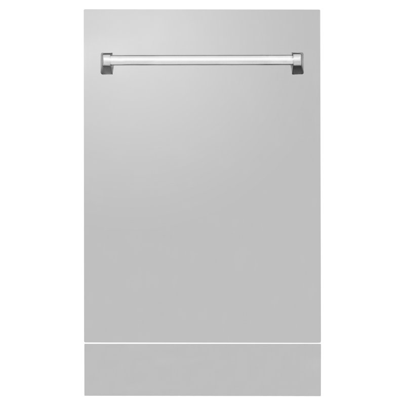 ZLINE 18" Tallac Series 3rd Rack Top Control Dishwasher with Stainless Steel Tub, 51dBa, Stainless Steel