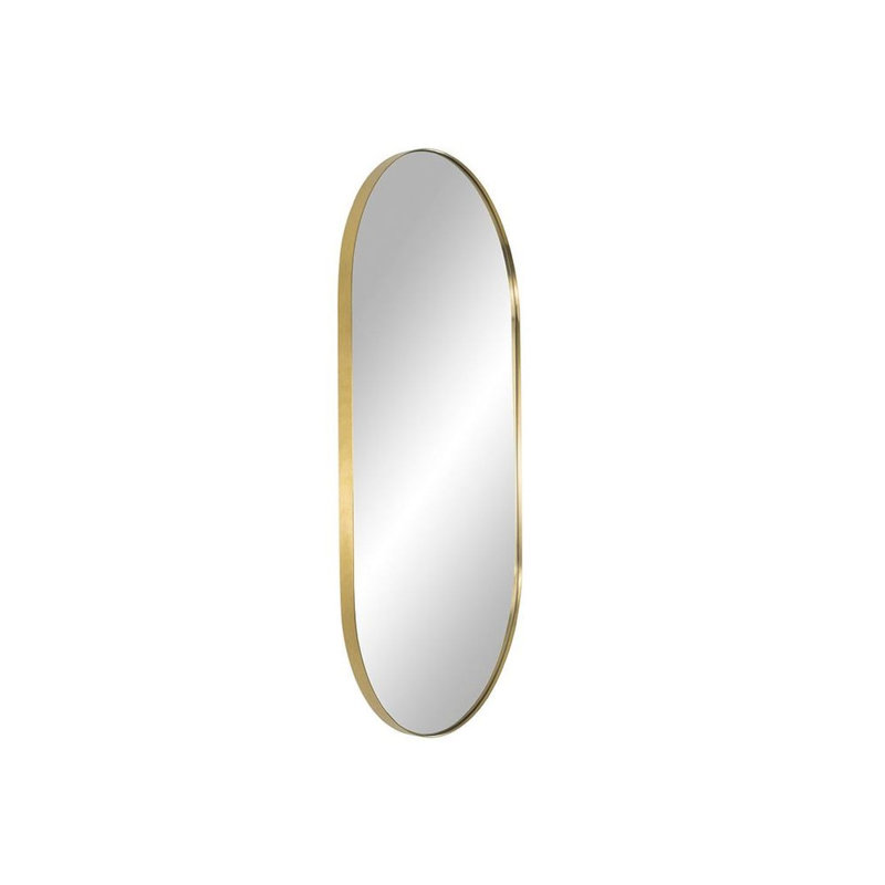 Ringo Oval Brass Mirror