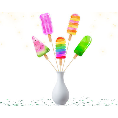 Centres de table Popsicle Ice Cream