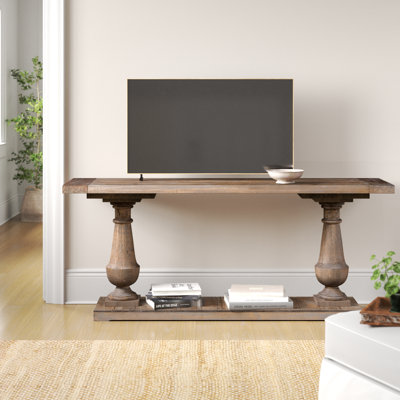 McKew 71'' Unfinished Solid Wood Console Table