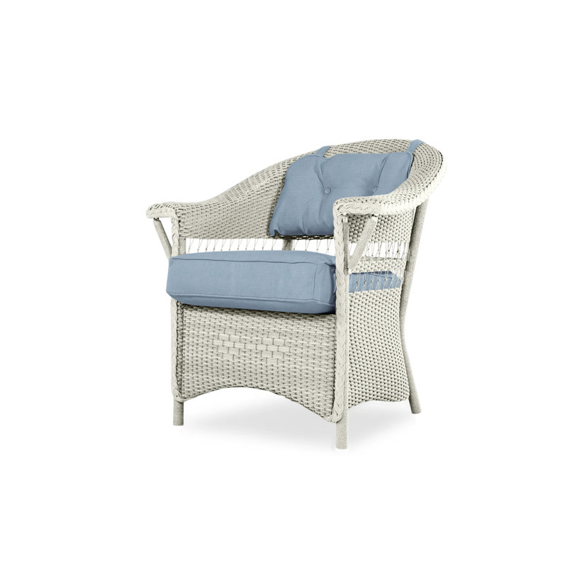 Nantucket Outdoor Dining Armchair, Friendly Flax, Linen