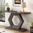 Entrance table with hollow hexagonal leg structure-636717922