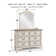 Commode double 6 tiroirs avec miroir Hayley