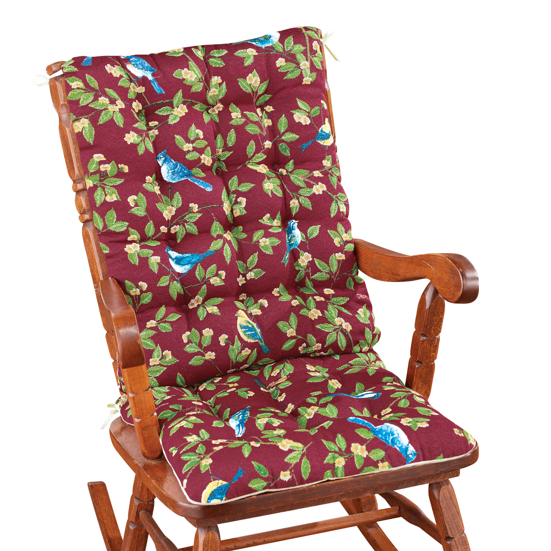 Sweet Home Collection Rocking Chair Cushion Set - Teal