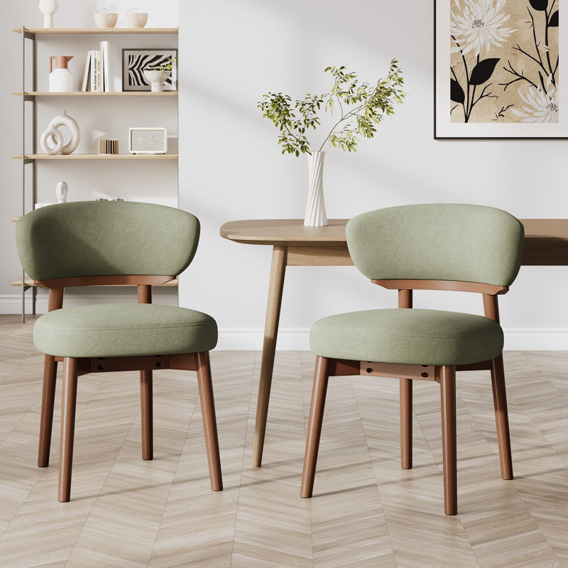 Chaise d'appoint Cleona, Vert