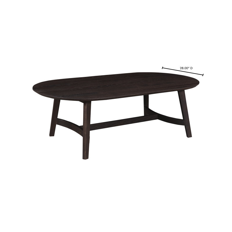 Signa Solid Wood Coffee Table, Brown