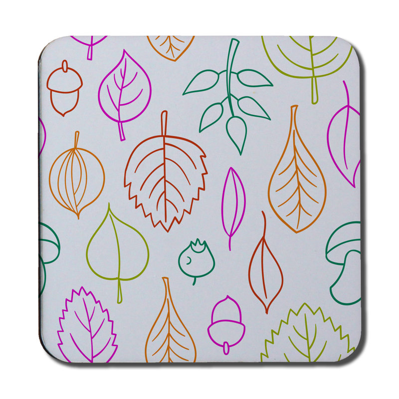 Square 6 Piece Coaster Set