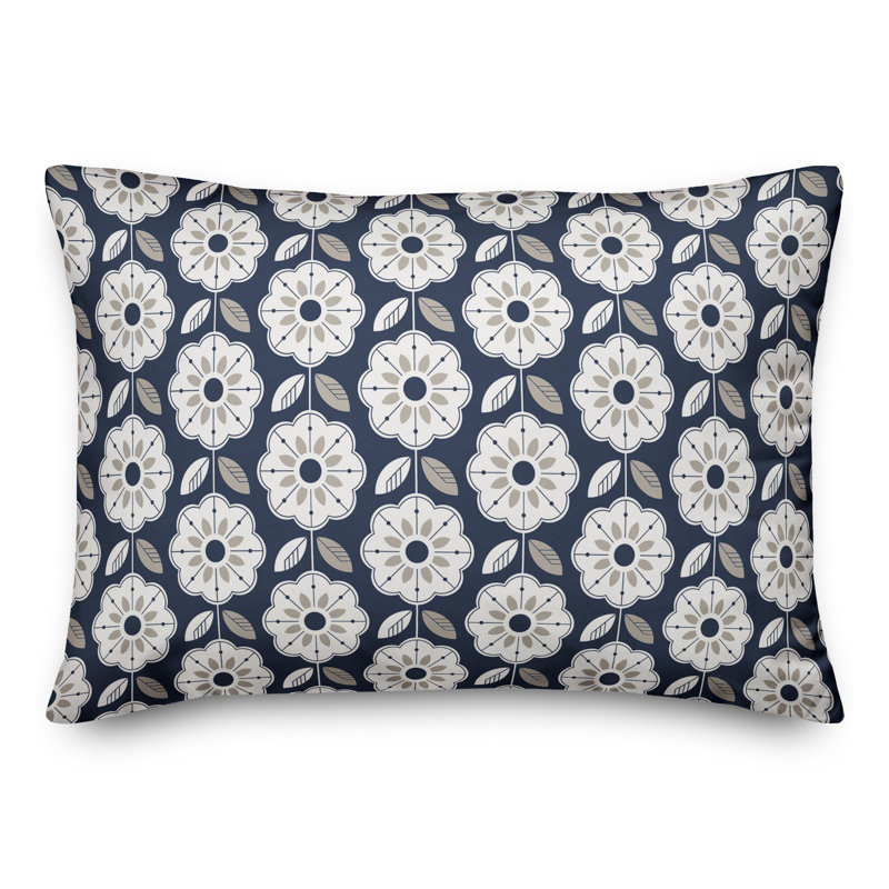  Housse et insert de coussin rectangulaire d'extérieur Mod, Bleu