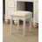 Transitional Style  1Pc Vanity W/ Stool Set Knob Handles Storage Drawers 3-Sidded Mirror Bedroom Furniture-1128662046