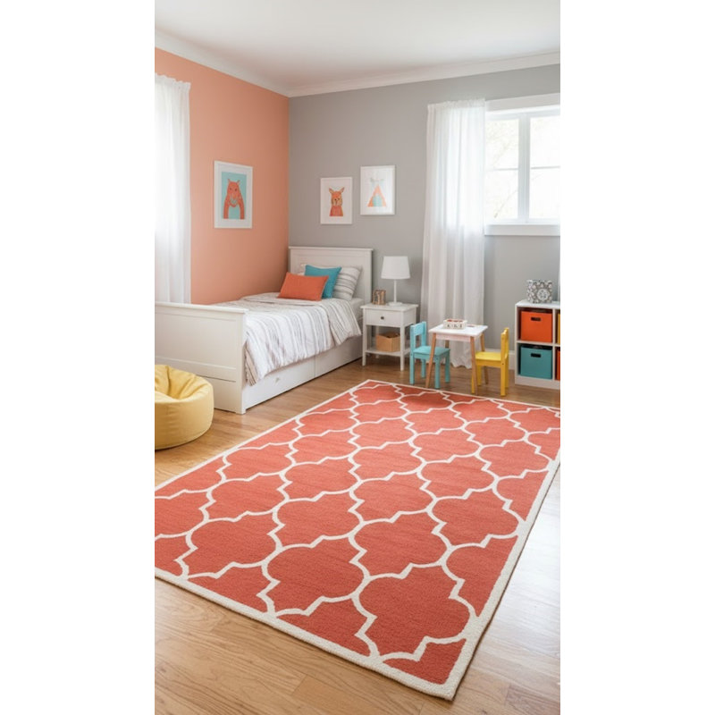 Performance Wool Geometric Indoor Rug