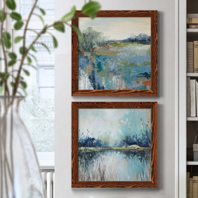 " Energetic Earth " 2 - Pieces Painting Print