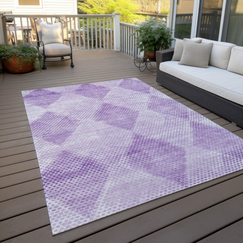 Tapis intérieur / extérieur Kinslee, Rectangle 3 pi x 5 pi
