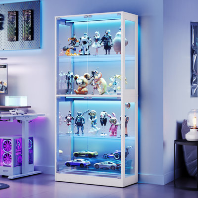 Glass Display Cabinet With Led Lighting