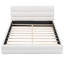 Grand lit plateforme tapissier Sturdy Construction-1851734710
