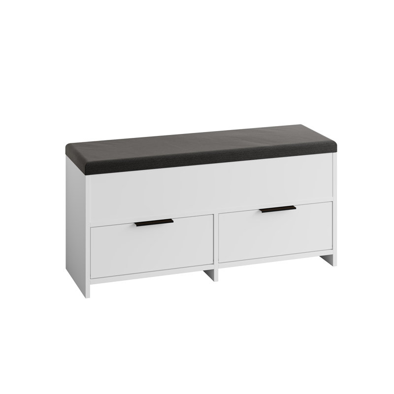 8 Pair Shoe Storage Cabinet, White