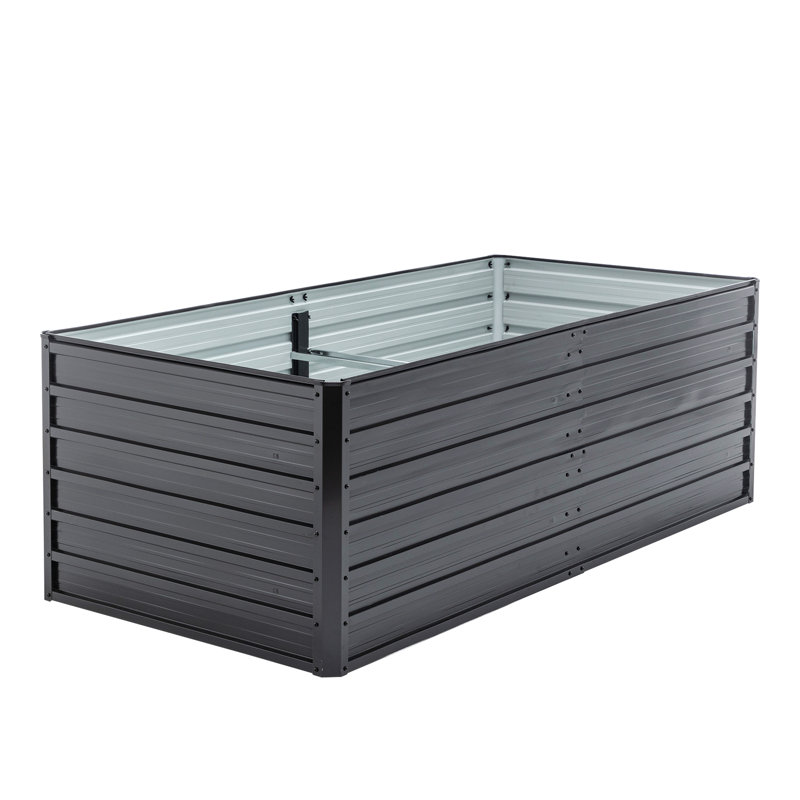 Metal Raised Garden Bed Outdoor Reinforced Galvanized Rustproof Colored Steel Planter Boxes For Vegetables, Raised Beds For Growing Flowers Herbs Succulents