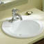 Brookline Circular Drop-In Bathroom Sink with Overflow-117407051-125662291