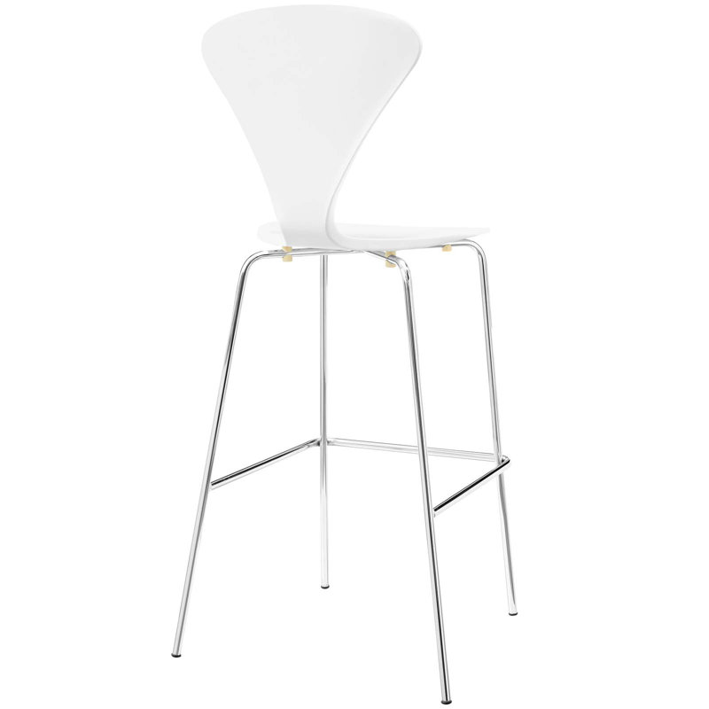 Ensemble de 2 tabourets de bar Passage, White