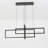 Devontaye 3-Light Square / Rectangle Chandelier Kitchen Island Lighting with Remote Control-87873179