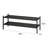 Long 2-Tier Stackable Shoe Rack 11" - Organize Shoes In Living Room With Adjustable Feet And More Storage Space-1458703996