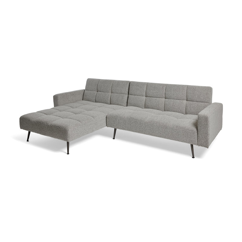 Canapé modulaire Emerie Posh, Salt Peppa Boucle, Noir