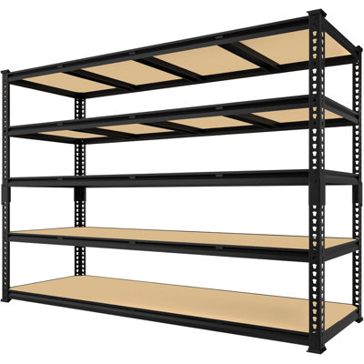59"W x 24"D x 72"H 5 Tier Heavy Duty Garage Storage Shelves Adjustable Industrial Shelves