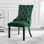 Eubanks Velvet Knockerback Dining Chairs with Metal Rivets and Chrome Legs-772320928-780350947