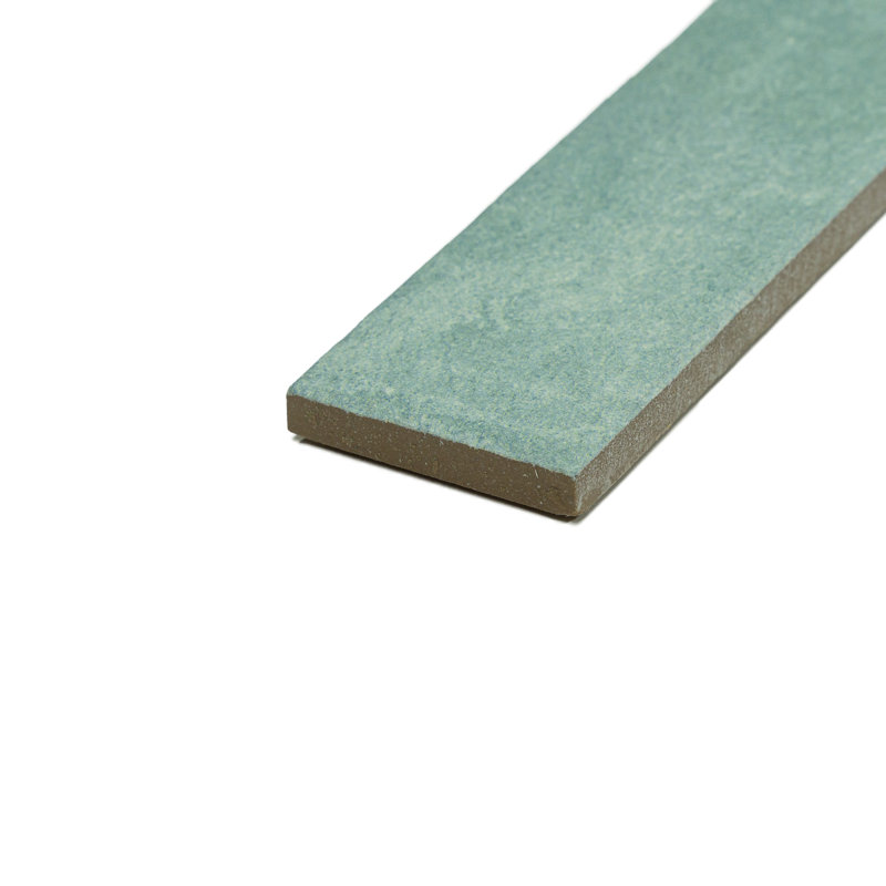 Arenosa 2" x 18" Zellige Matte Porcelain Wall Tile, Sea Water Light Green