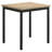 Wilmary 5-Piece Space Saving Rectangular Dining Table Greige Oak