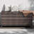 125-Gallon Outdoor Deck Box with Wheels, Waterproof PE Rattan & Aluminum Frame Storage Bin, Lockable Patio Furniture Chest , Brown