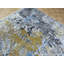 Tapis gris / bleu en laine noué à la main de conception unique 9 pi 1 po x 12 pi 1 po Mahruz