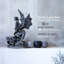 Statue de dragon avec bougeoir