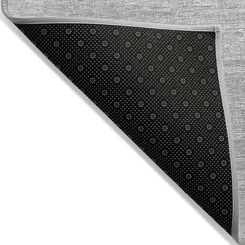 Tapis intérieur / extérieur Cederick avec envers antidérapant, Tapis de couloir 2 pi 3 po x 7 pi 6 po