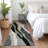 Petala Black Washable Indoor-Outdoor Rug - -728273296