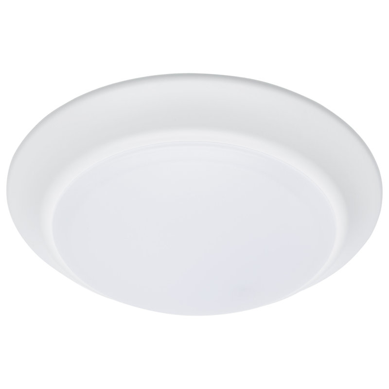 Plafonnier encastré en acrylique Docklands, H 1,42 po x l 7,42 po x P 7,42 po
