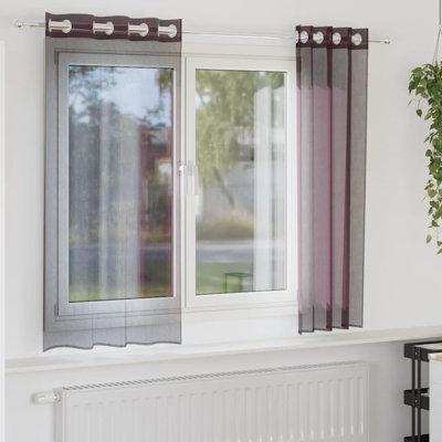 Fabric Room Darkening No Curtain Header Type Sliding Panel Pair