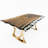 Live-Edge Wavy Epoxy Dining Table