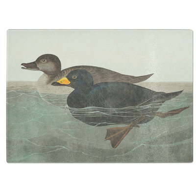 Tempered Glass American Scooter Duck Chopping Board