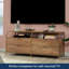 Commode contemporaine avec 4 tiroirs et tablette supérieure, finition brune