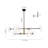 8 - Light X-shape Tiered Sputnik Design Glass Linear Led Chandelier-1504378812
