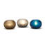 Set Of 3 Handcrafted Glass Votives