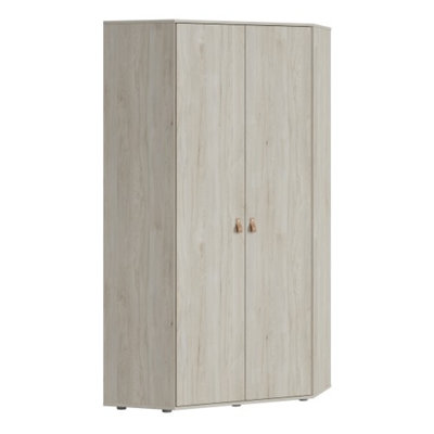 Aroon 2 Door Solid Wood Wardrobe