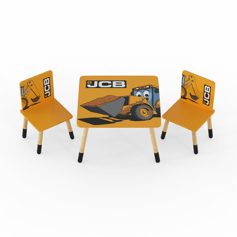 Kids 3 Piece Rectangular Play Or Activity Table and Chair Set