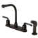 Kingston Brass Centurion Two-Handle 4-Hole 8" Centerset Kitchen Faucet with Side Sprayer