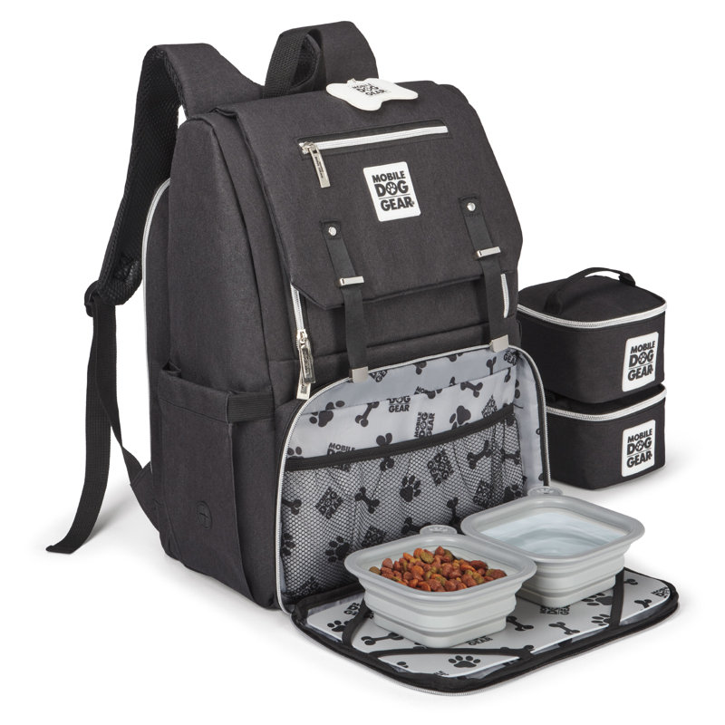 Mobile Dog Gear Ultimate Week Away Backpack, Black
