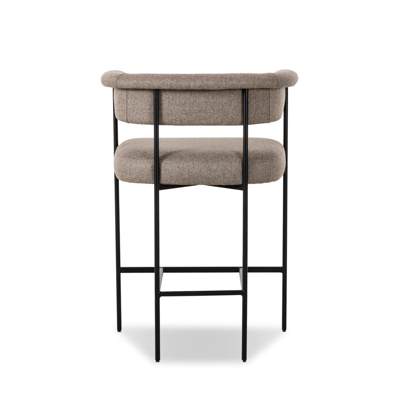 Grayson Counter and Bar Stool, Counter Stool (26.5" Seat Height), Solid, Orly Natural Polyester