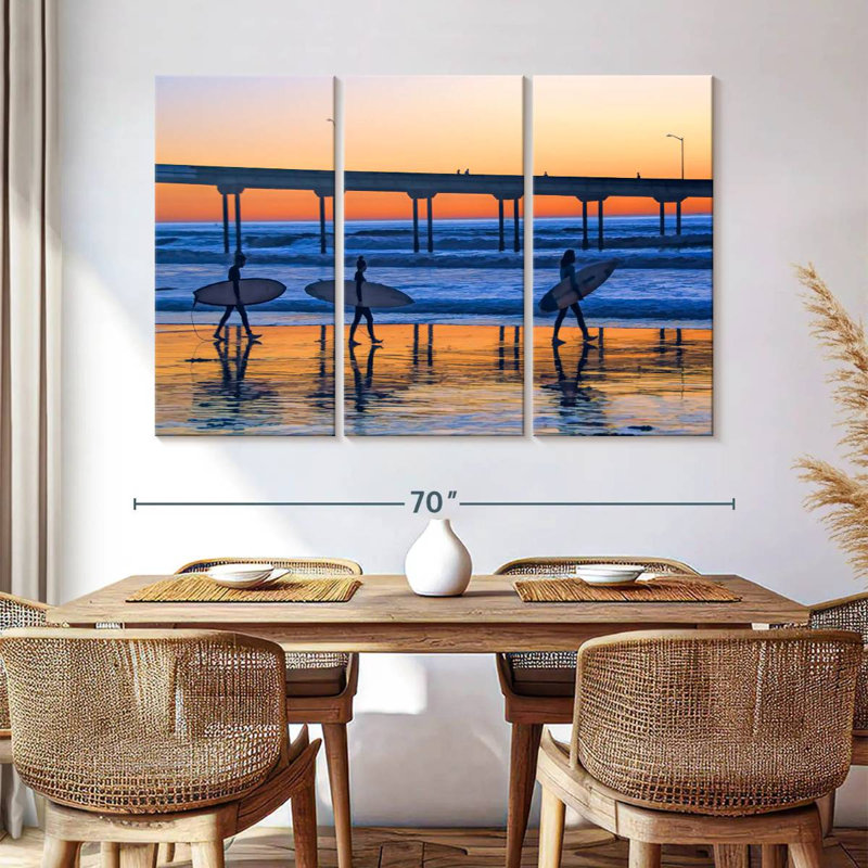 Surfeurs de plage Aletra Ocean, H 42 po x l 65 po